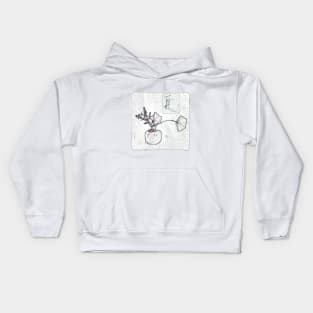 JAPANESE SUMMER GLOWING EDGES WHITE Kids Hoodie